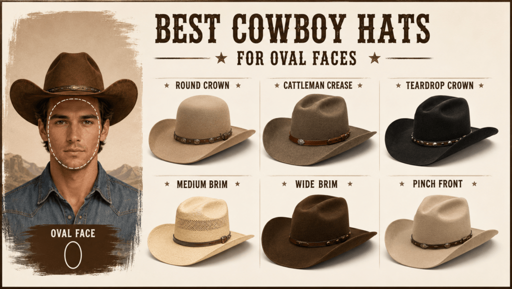 Best Cowboy Hats for Oval Faces