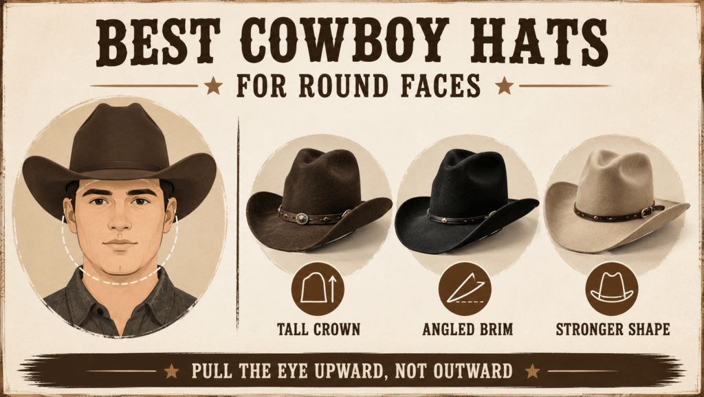 Best Cowboy Hats for Round Faces