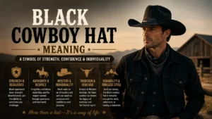 Black Cowboy Hat Meaning