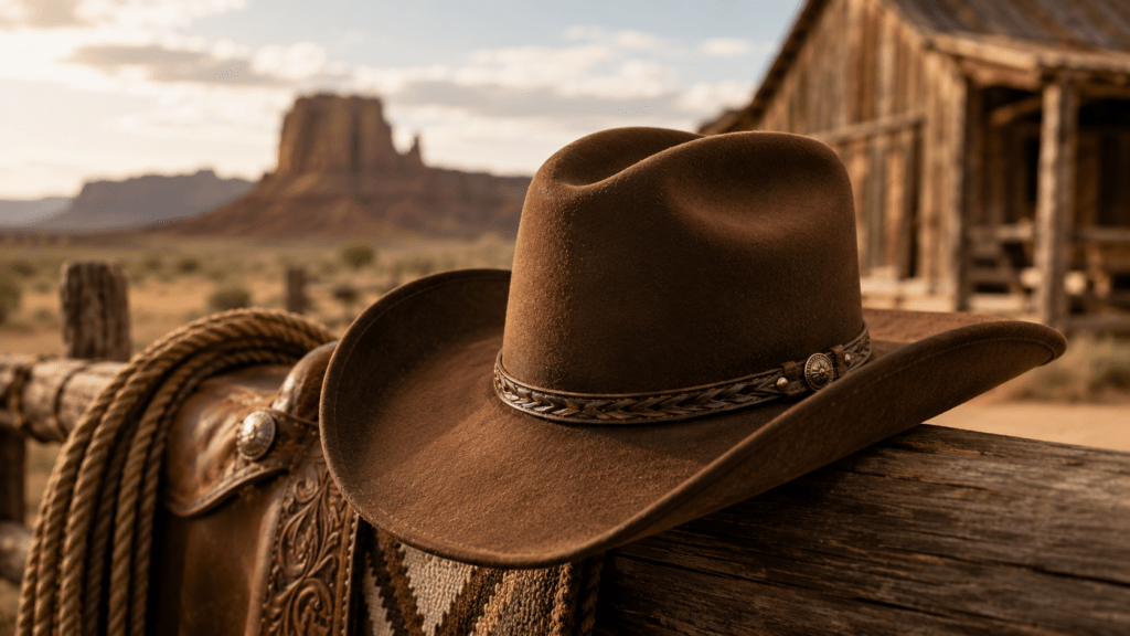 Feature image of blog post Brown Cowboy Hat Meaning: What It Says About Style, Personality, and Western Culture