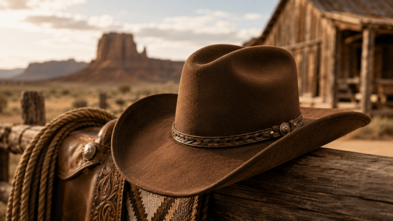 Feature image of blog post Brown Cowboy Hat Meaning: What It Says About Style, Personality, and Western Culture