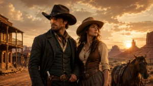 Both male and female movie starts used to wear cowboy hats