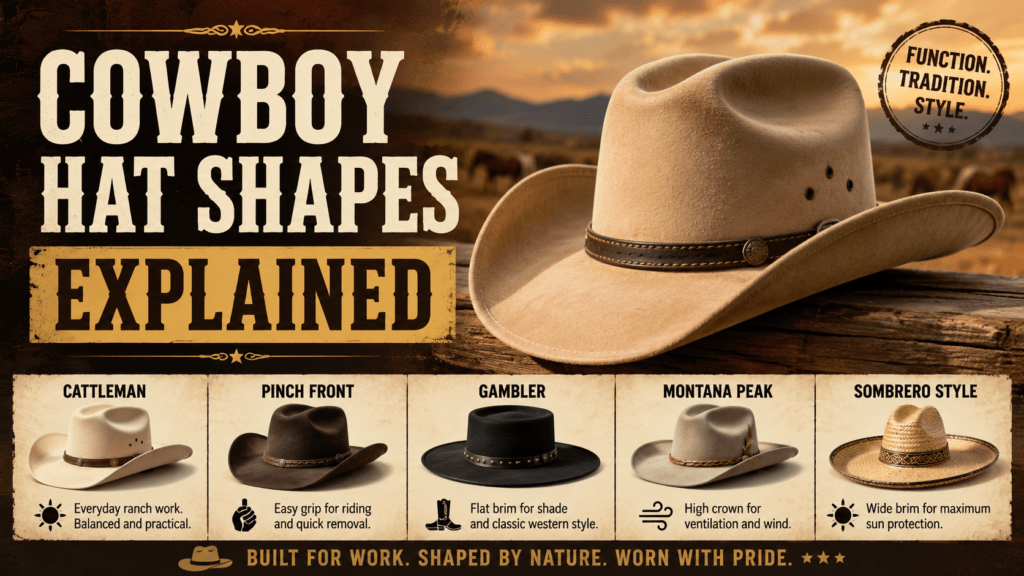 Why Are Cowboy Hats Shaped the Way They Are?