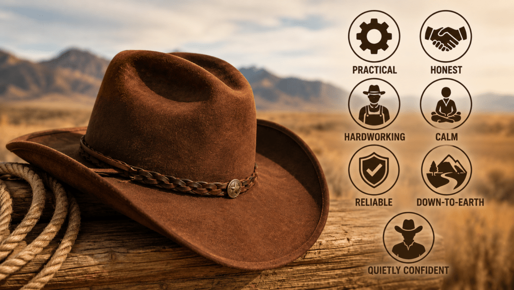 Personality Traits Linked to Brown Cowboy Hats