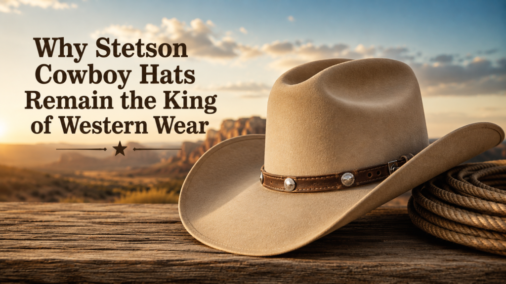 Feature image of blog post "Why Stetson Cowboy Hats Remain the King of Western Wear"