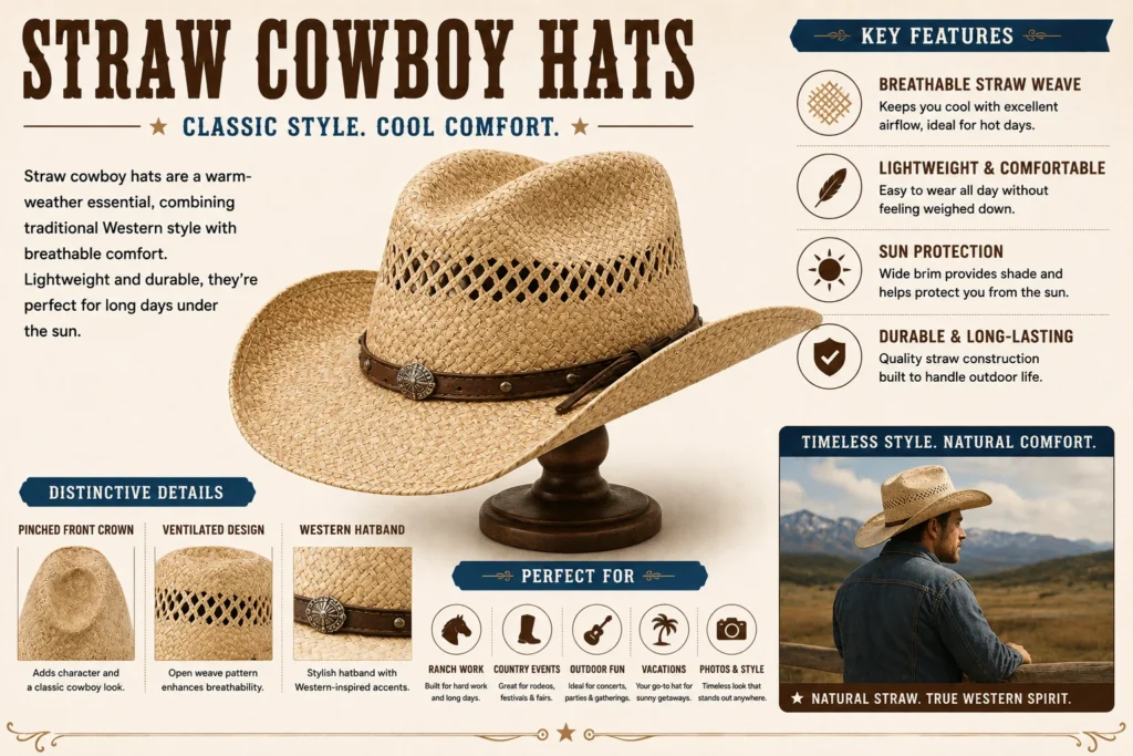 Straw Cowboy Hat