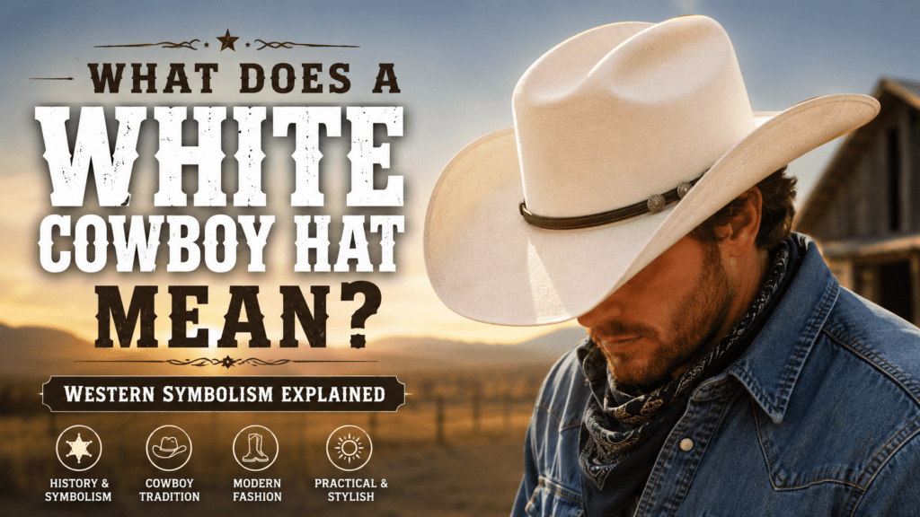 Feature image of blog post "What Does a White Cowboy Hat Mean"