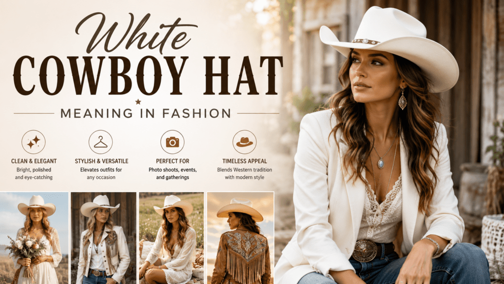 White Cowboy Hat Meaning in Fashion