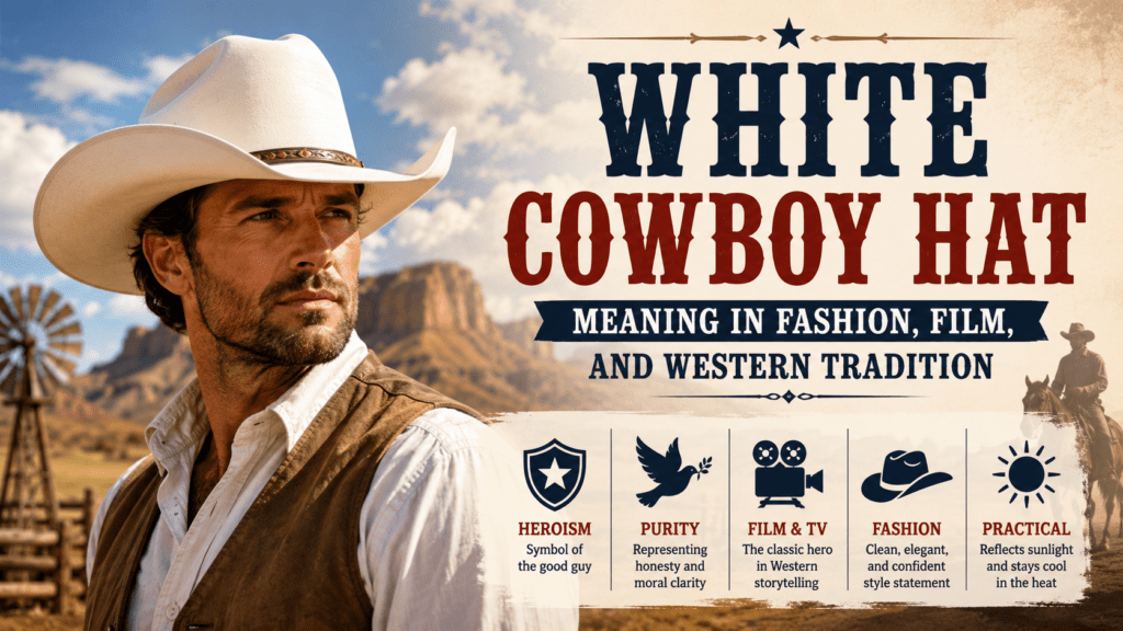 White Cowboy Hat Meaning in Fashion, Film, and Western Tradition