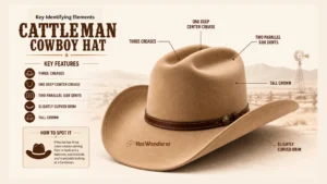 Cattleman Style Cowboy Hat