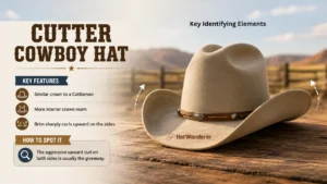 Cutter Style Cowboy Hat
