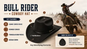 Bull Rider Cowboy Hat