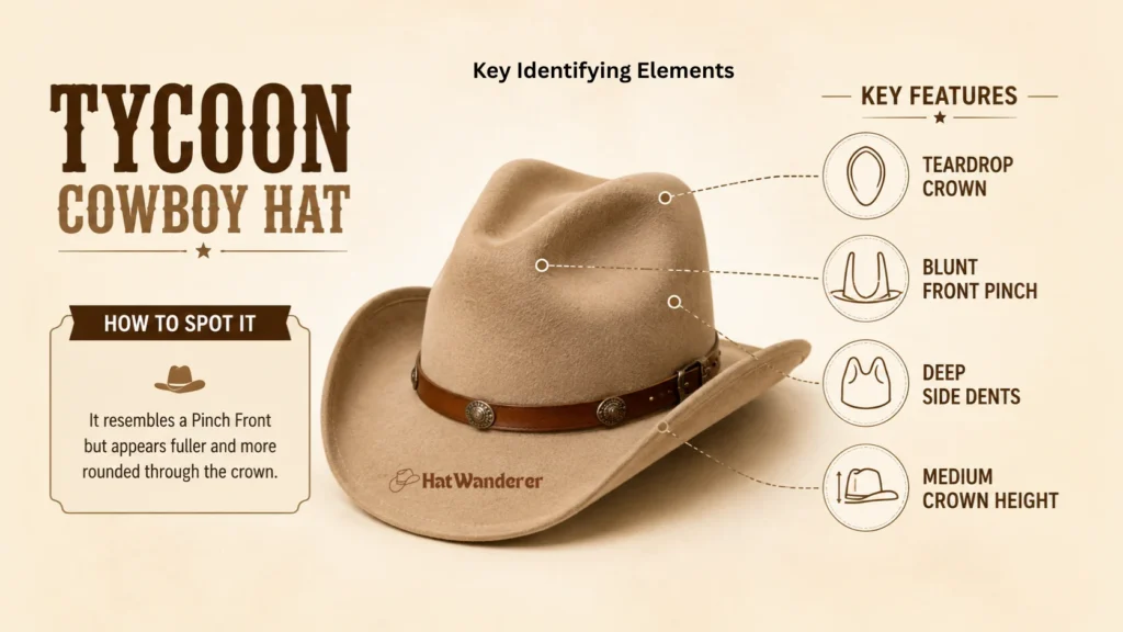 Tycoon Style Cowboy Hat Tycoon Style Cowboy Hat