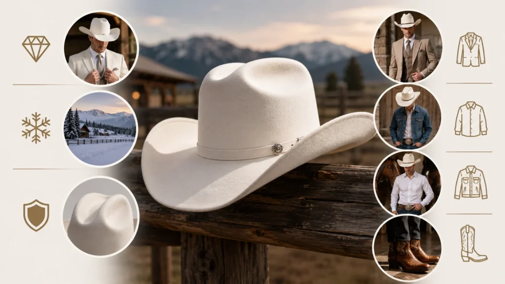 Advantages of White Felt Cowboy Hats