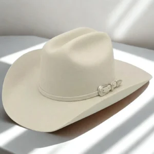 Cattlemen Crown Cream Color Cowboy Hat