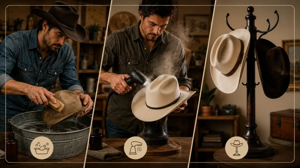 Cowboy Hat Care & Shaping Guide Keep Your Hat Looking Sharp, Not Sad