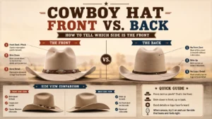 Cowboy Hat Front vs. Back