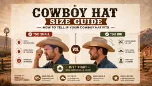 Cowboy Hat Size Guide How to Tell If Your Cowboy Hat Fits (Too Small or Too Big)