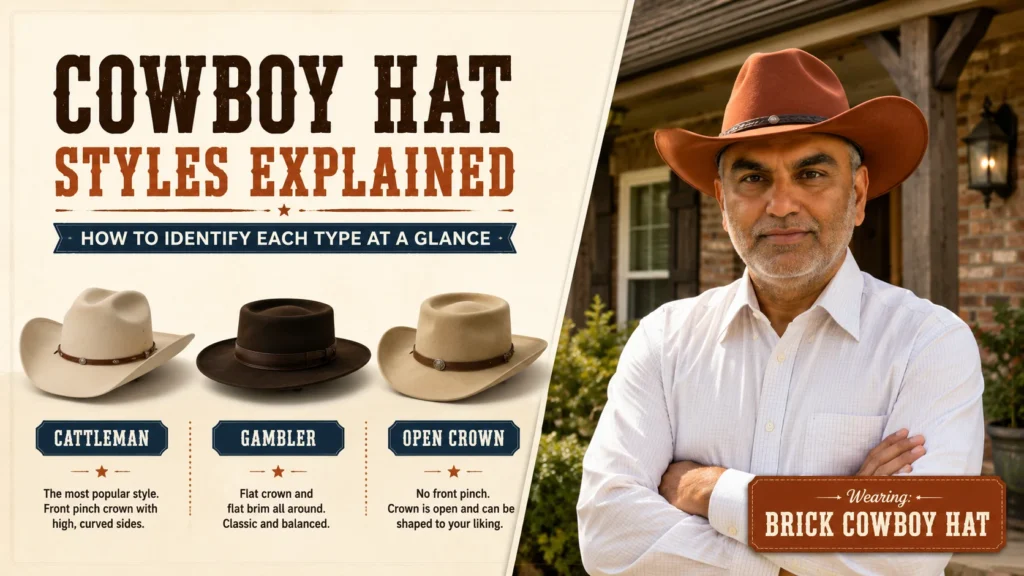 Cowboy Hat Styles Explained How to Identify Each Type at a Glance