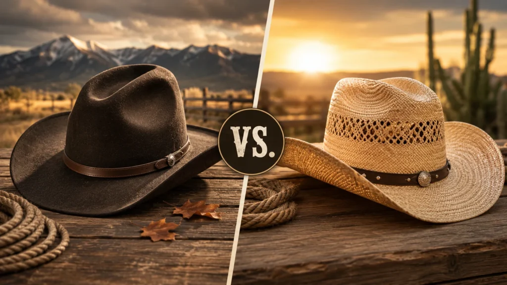Felt vs. Straw Cowboy Hats Which Should You Buy