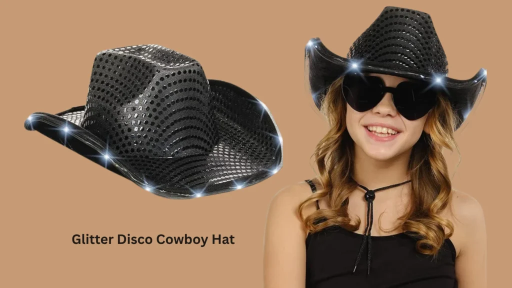 Glitter Disco Cowboy Hat
