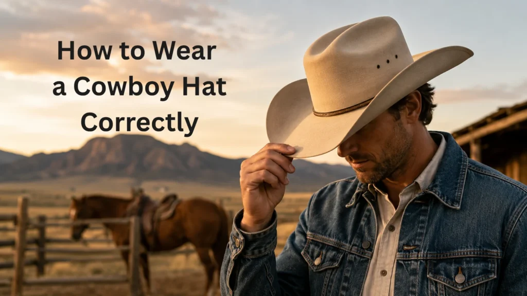 How to Wear a Cowboy Hat Correctly: Cowboy Hat Etiquette and Rules Explained