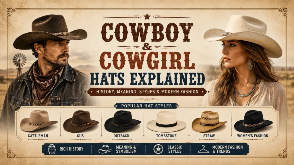 Key Differences Between Cowboy Hats vsCowgirl Hats