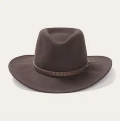 Pinch Front Cowboy Hat Brown