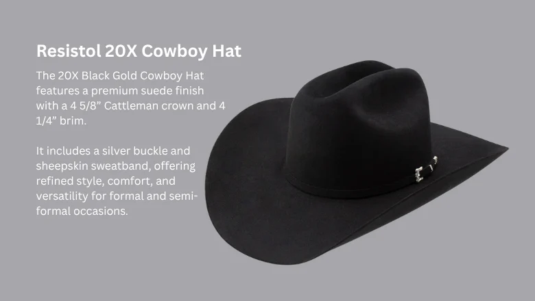 Resistol 1776 Cowboy Hat