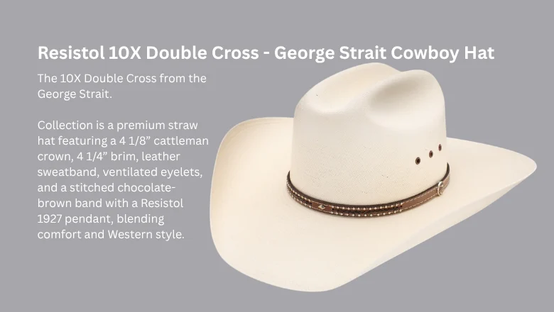 Resistol Double S Cowboy Hat