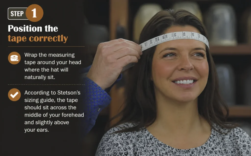Step 1 - Position the tape correctly
