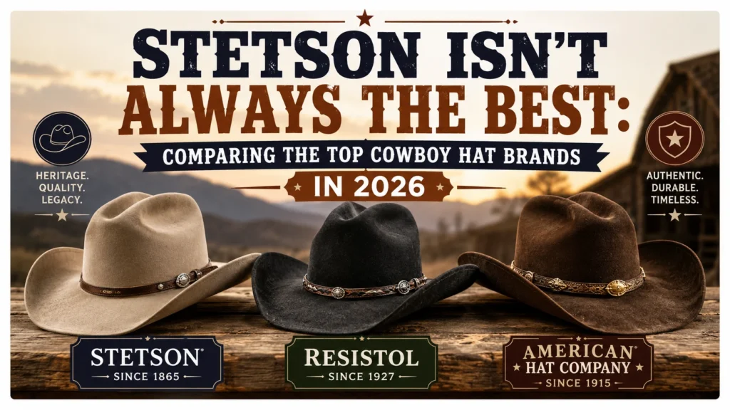 Stetson Isn't Always the Best Comparing the Top Cowboy Hat Brands in 2026