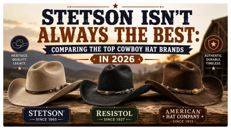 Stetson Isn't Always the Best Comparing the Top Cowboy Hat Brands in 2026