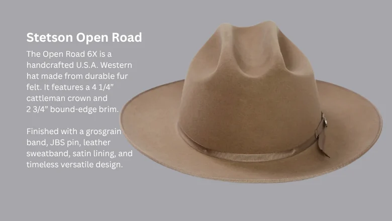 Stetson Open Road Cowboy Hat