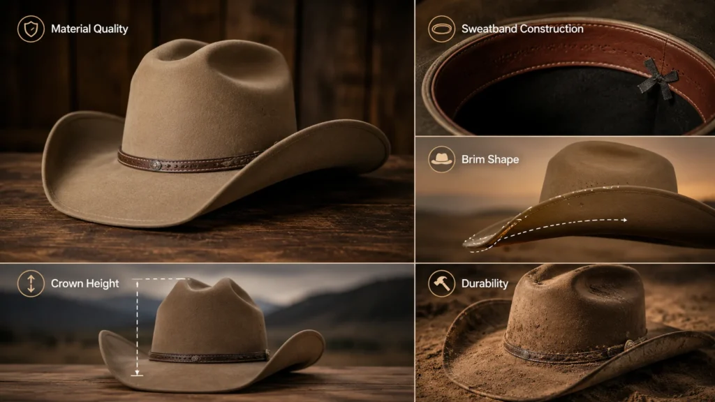 What Features Should You Look for When Buying Men's Western Hats