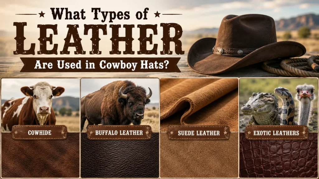 What Types of Leather Are Used in Cowboy Hats