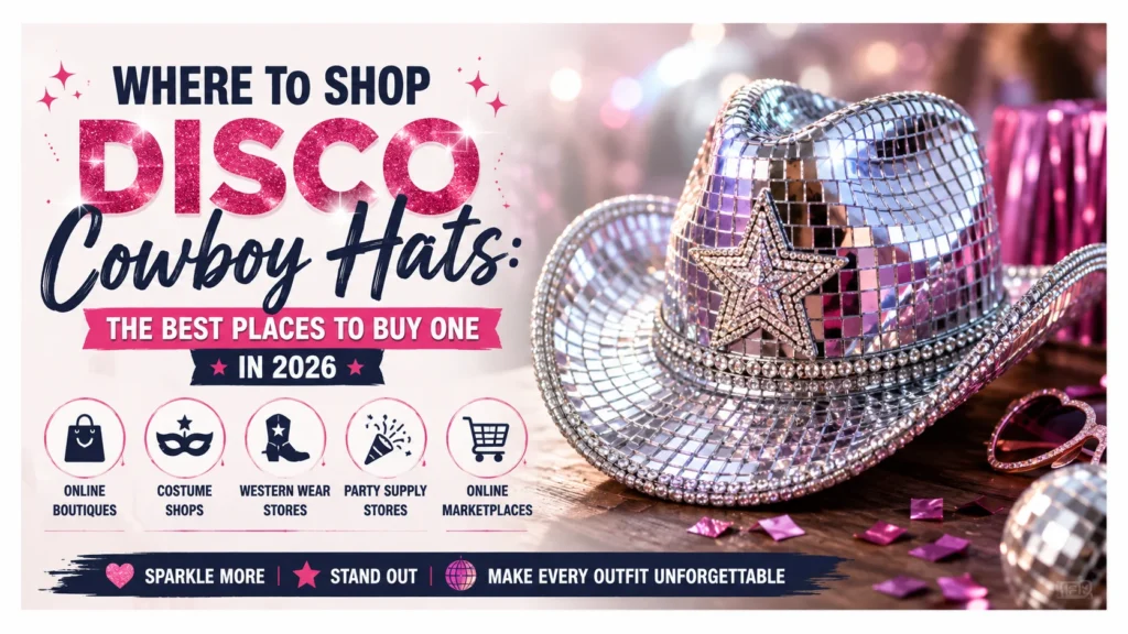 Where to shop disco cowboy hats the best places to buy one in 2026