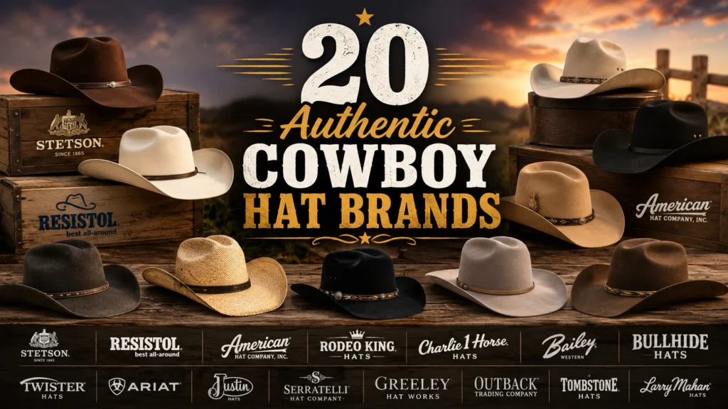 The Best Cowboy Hat Brands 20 Authentic Western Brands Worth Buying in 2026