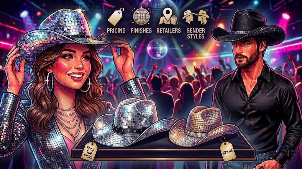 Shop Disco Cowboy Hat